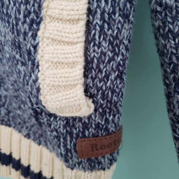 Roots Kids XL blue sock monkey sweater - Picture 3 of 4